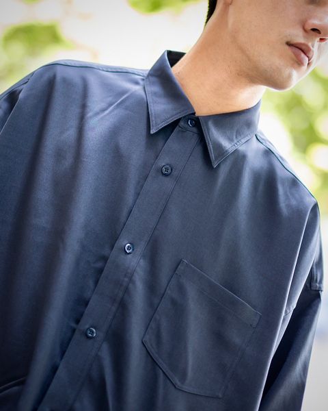 FreshService WOOLY TWILL TECH SHIRT(NAVY)9月28日(土)新作初売！