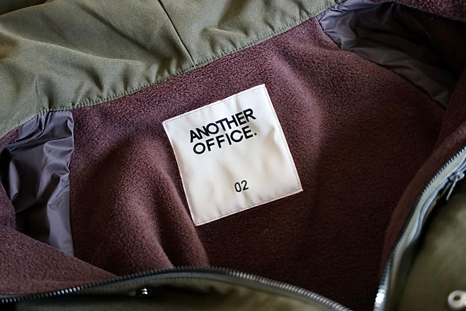 ANOTHER OFFICEアナザーオフィス Hood Neo British Jacket (AOEWPD006)Olive Drab