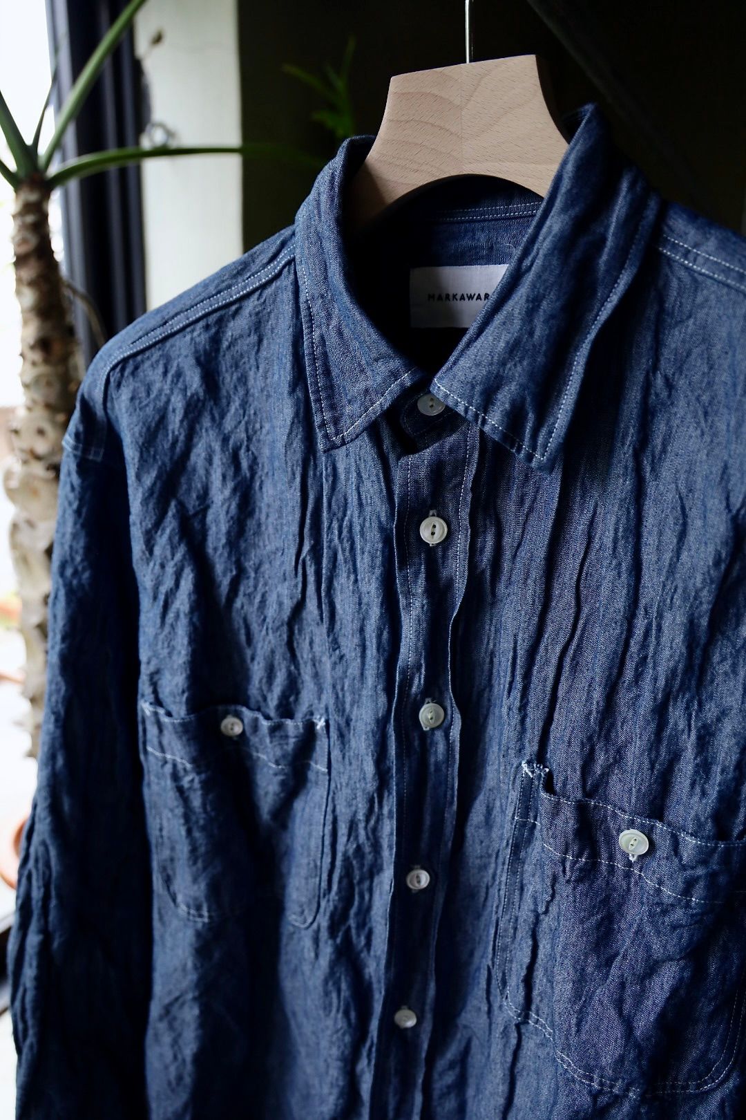 マーカウェア 26AW TWO POCKET WORK SHIRT(A26C09SH01C)INDIGO☆新作発売！