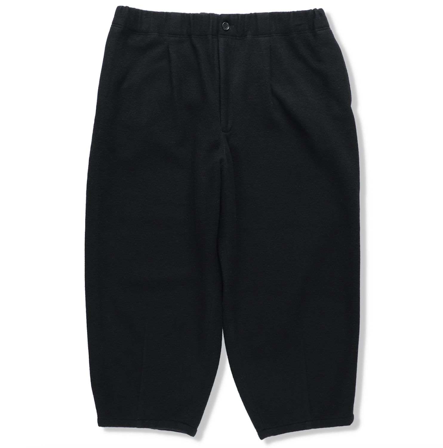 イズネス 25AW WOOL DARTS PANTS (25AW_27_1006SSPT01)BLACK☆新作発売！