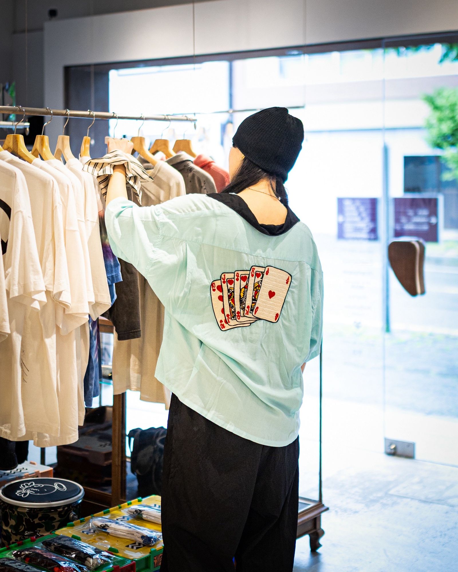 セントマイケル 26SS BOWLING SHIRT(SM-MK8-0000-037)SKY BLUE