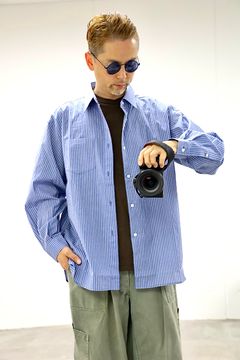 フレッシュサービス 26SS HRAFTeX® L/S STRIPE SHIRT(FSC262-50007)BLUE STRIPE☆5月30日(土)発売！