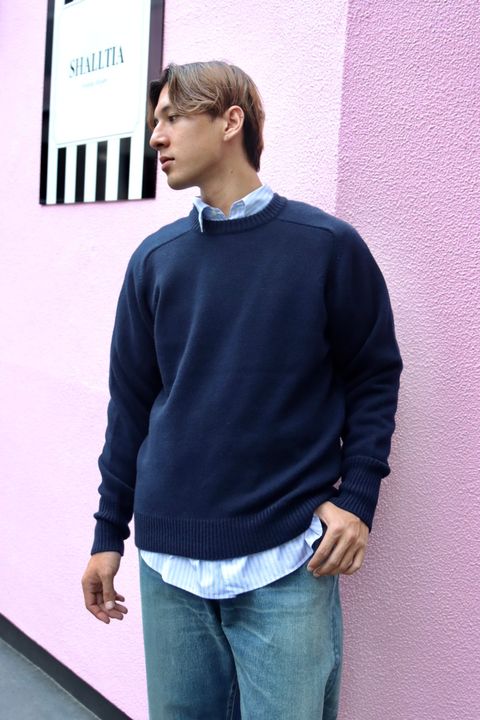 Graphpaper グラフペーパー 23AW SPOT CANCLINI L/S Oversized Regular Collar Shirtスタイル