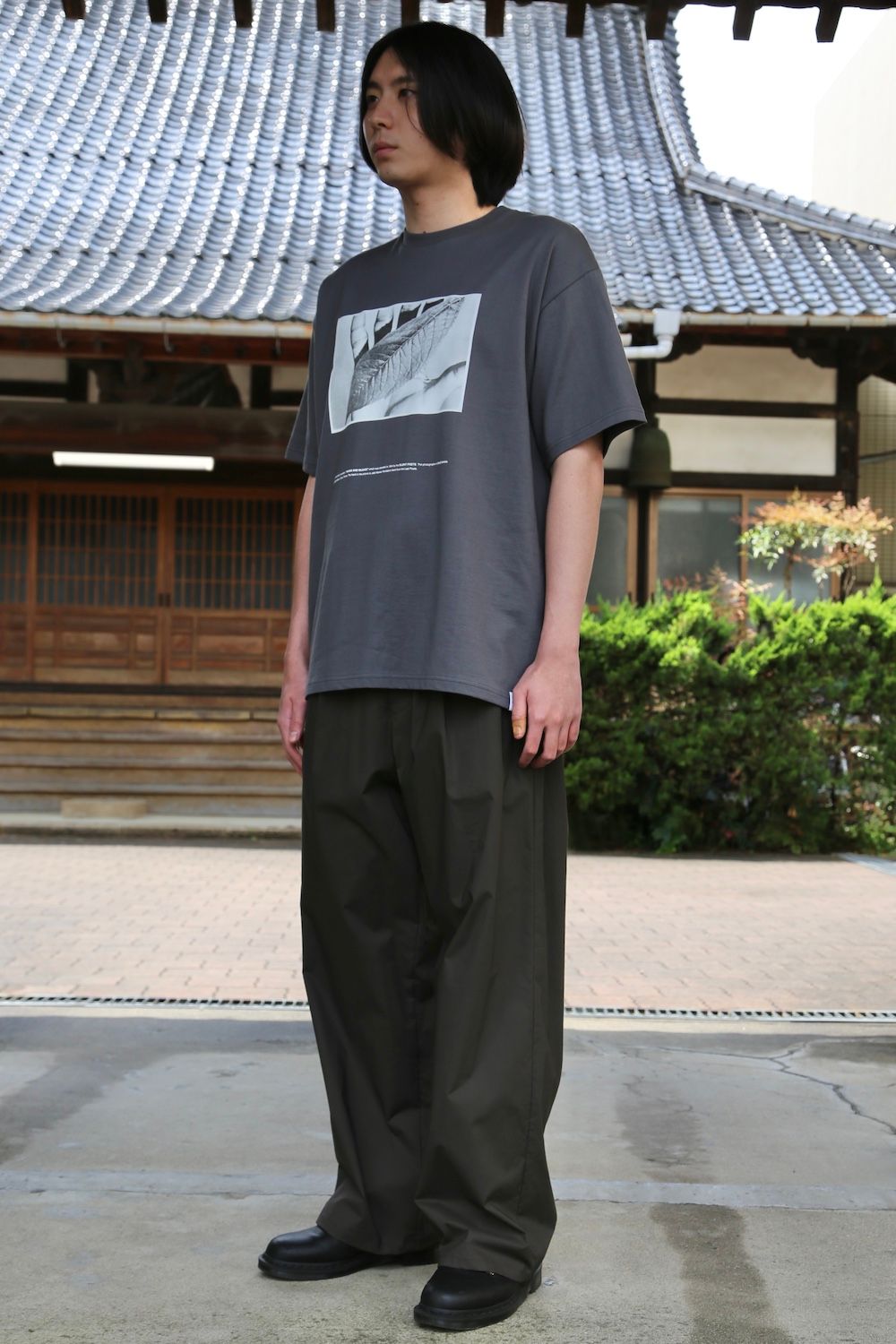 Graphpaper POET MEETS DUBWISE for Graphpaper Oversized Tee “WORDS AND SILENCE” style.2021.4.17.