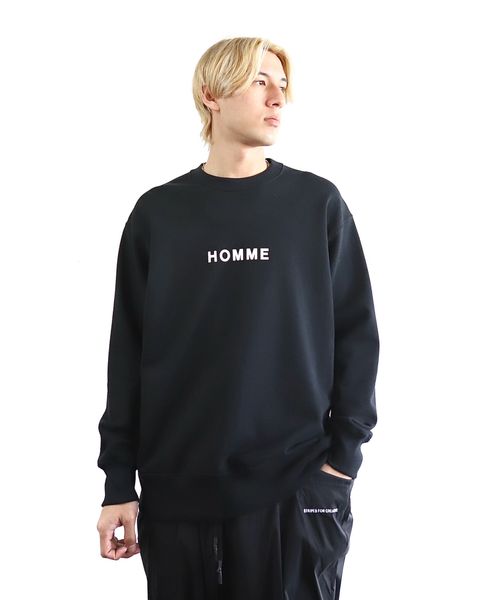 コムデギャルソンオムより、新作HOMMEプリントスウェット style 2024.3.25