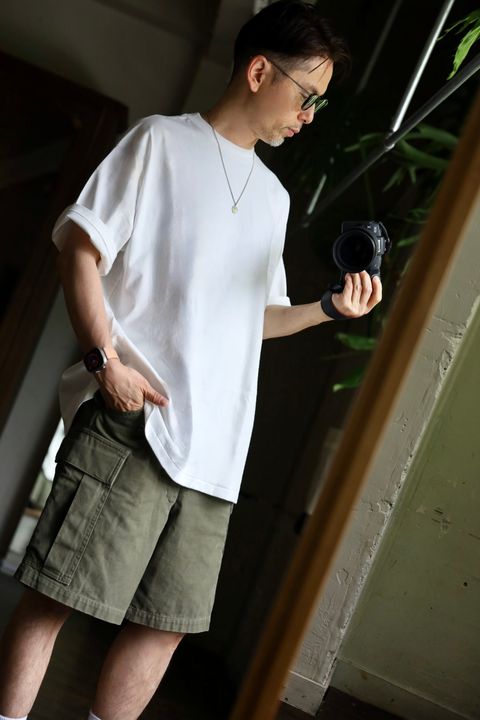 金子恵治×フルーツ オブ ザ ルーム 3P PACK Tee "OVERSIZED"スタイル.2024.6.15.