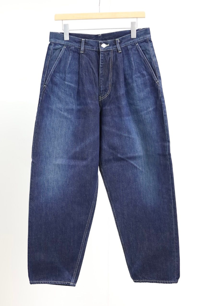 Graphpaper - グラフペーパー Selvage Denim Two Tuck Tapered Pants