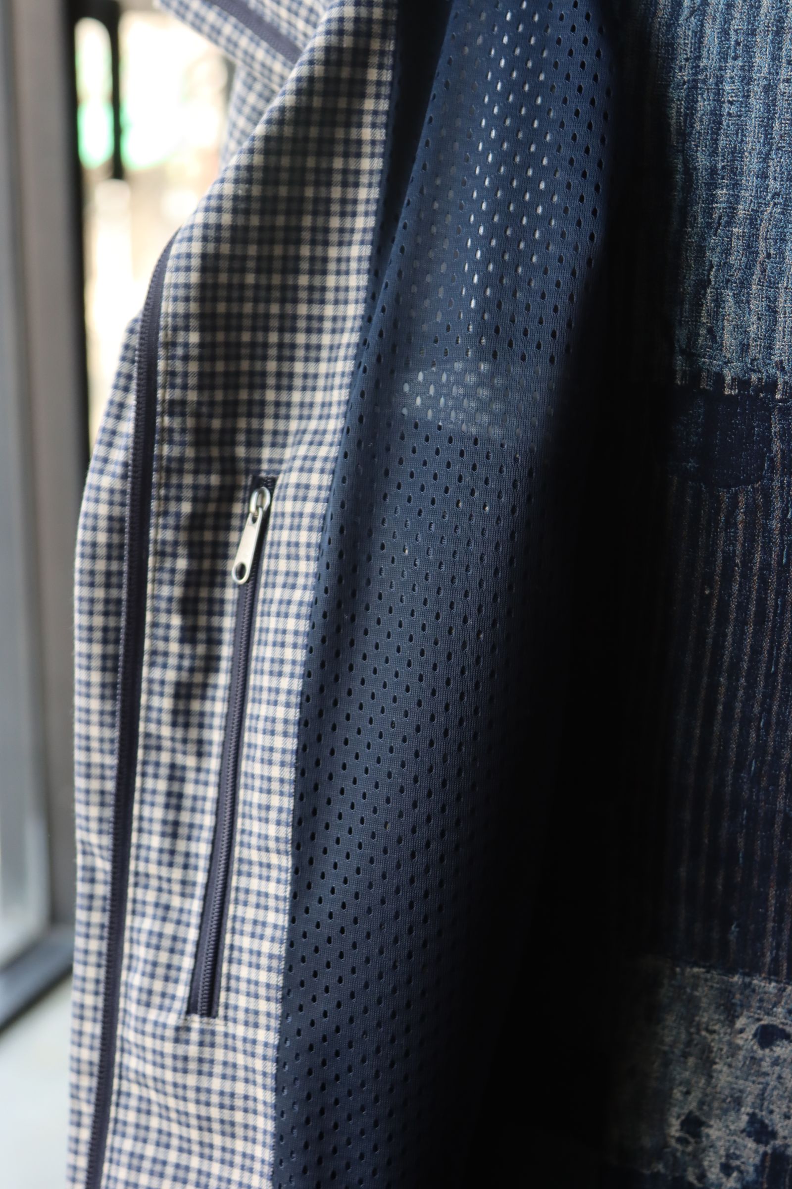ジュンヤワタナベマン24SS eYe JUNYA WATANABE MAN×THE NORTH FACE コラボマウンテンパーカー(WM-J910-100)BEIGExNAVY☆3月15日(金)発売！