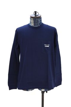 コムデギャルソンオム ロングスリーブTシャツ(HQ-T102-051)NAVY☆2月6日(金)発売！