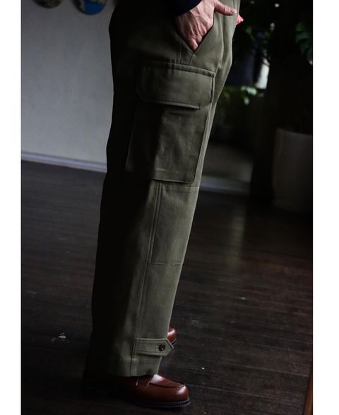blurhmsROOTSTOCK Cotton Serge 47 Pantsスタイル