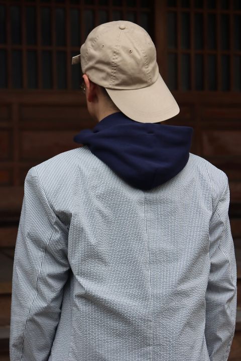 AOR 22SSシアサッカーセットアップ"NAVY"スタイル.2022.3.26.