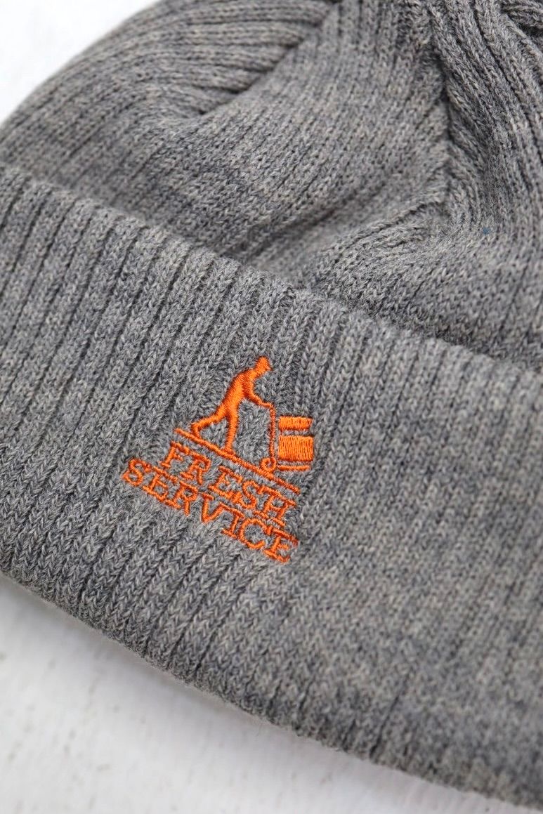 フレッシュサービス 26AW THERMAL RIB KNIT WATCH CAP(FSP263-90010)GRAY☆10月17日(土)新作発売！