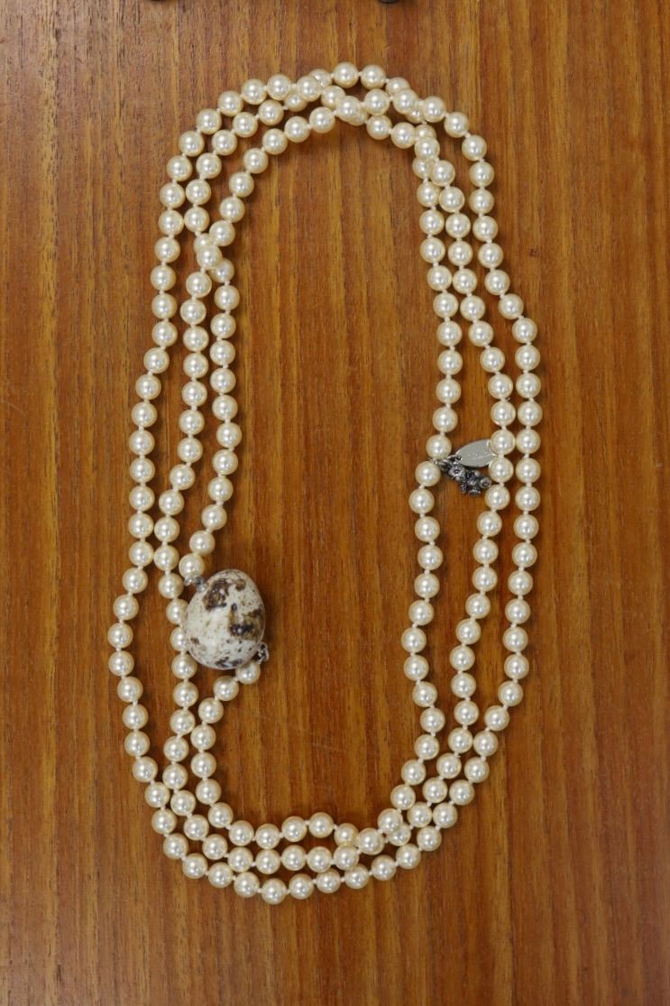 doublet ダブレット26SS FOOD SAMPLE PEARL NECKLACE (26SS83AC43) EGG★1月17日(土)11:00発売！