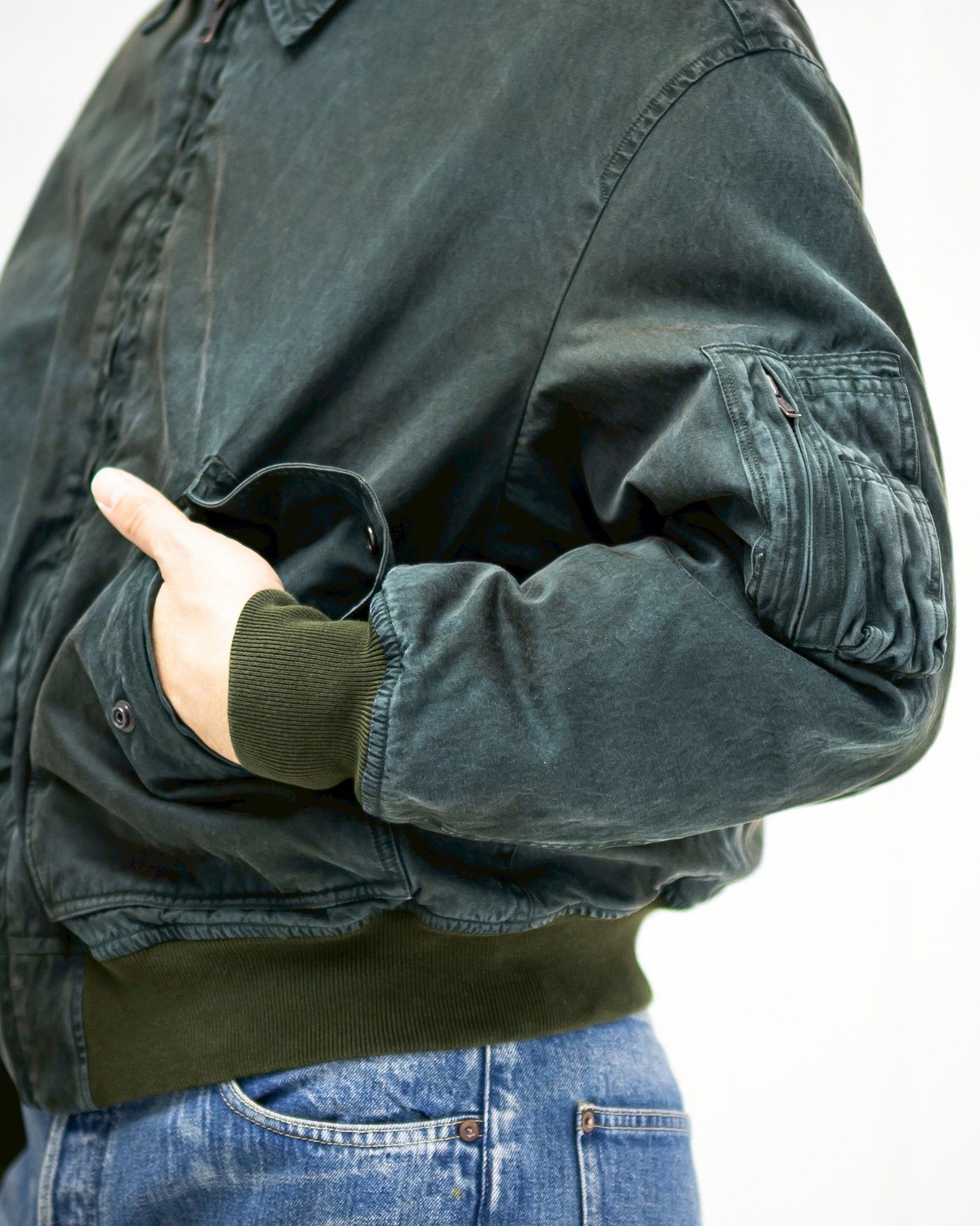 アプレッセ 2026 STYLE1 Vintage Silk CWU-45 Flight Jacket(26SAP-01-21) OLIVE☆1月10日(土)発売！