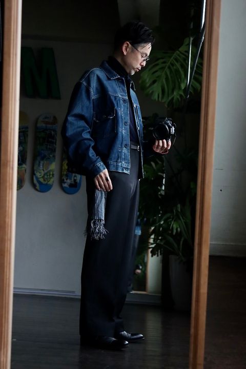 A.PRESSE アプレッセ23SS Covert Cloth Trousersスタイル