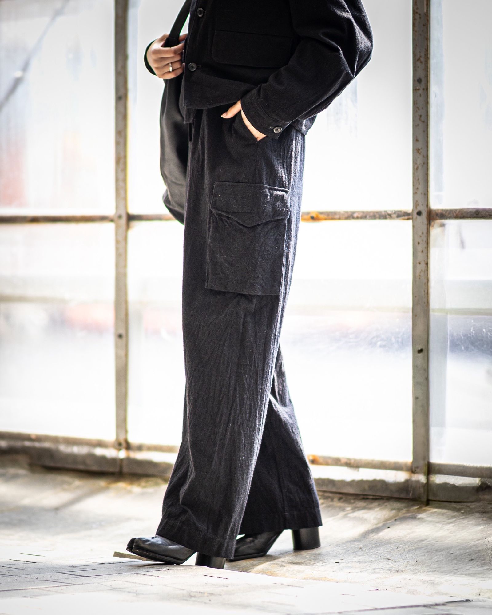 blurhms 26SS 新作 Silk/Cotton Nep Short Jacket&Side Seamless 4P Pants style.2026.4.6