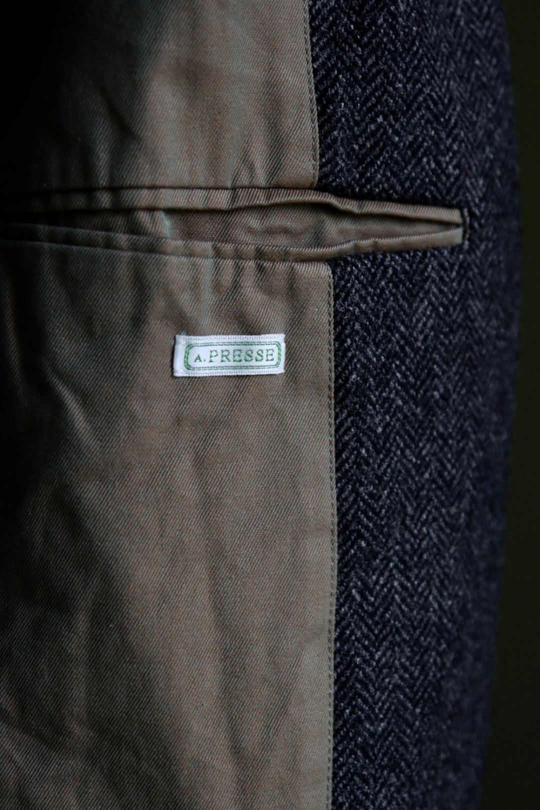アプレッセ Tweed Tailored Jacket(23AAP-01-18H)CHARCOAL