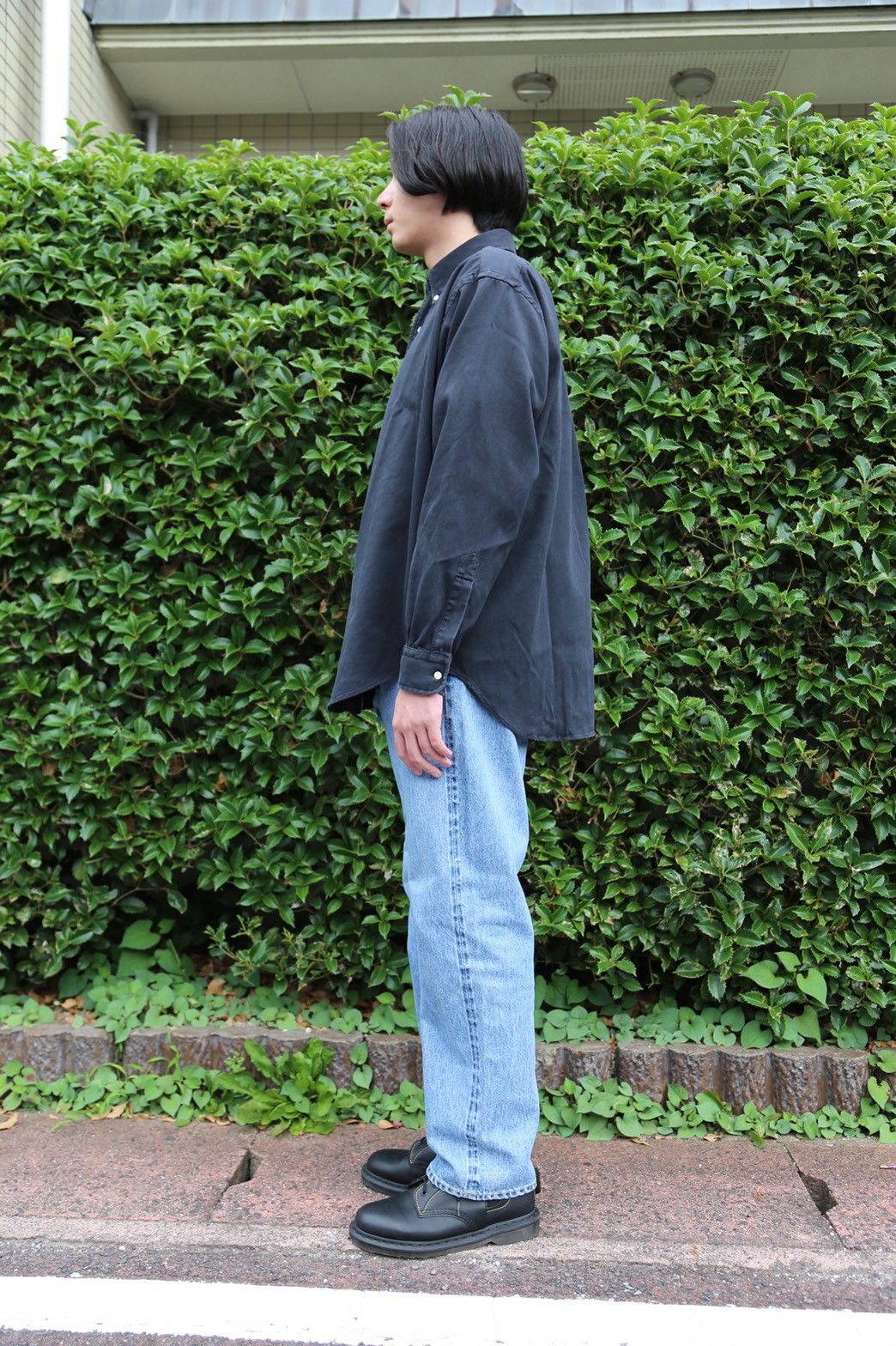 ホワイトブラウン A PRESSE Washed Denim Wide Pants 36 - デニム/ジーンズ