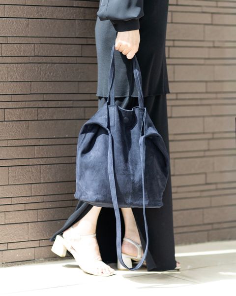 Morphee / モルフェトートバッグ 【LONG】 3WAY MIDIUM TOTE OIL SUEDE(ML-ODN)NAVY☆新作発売！