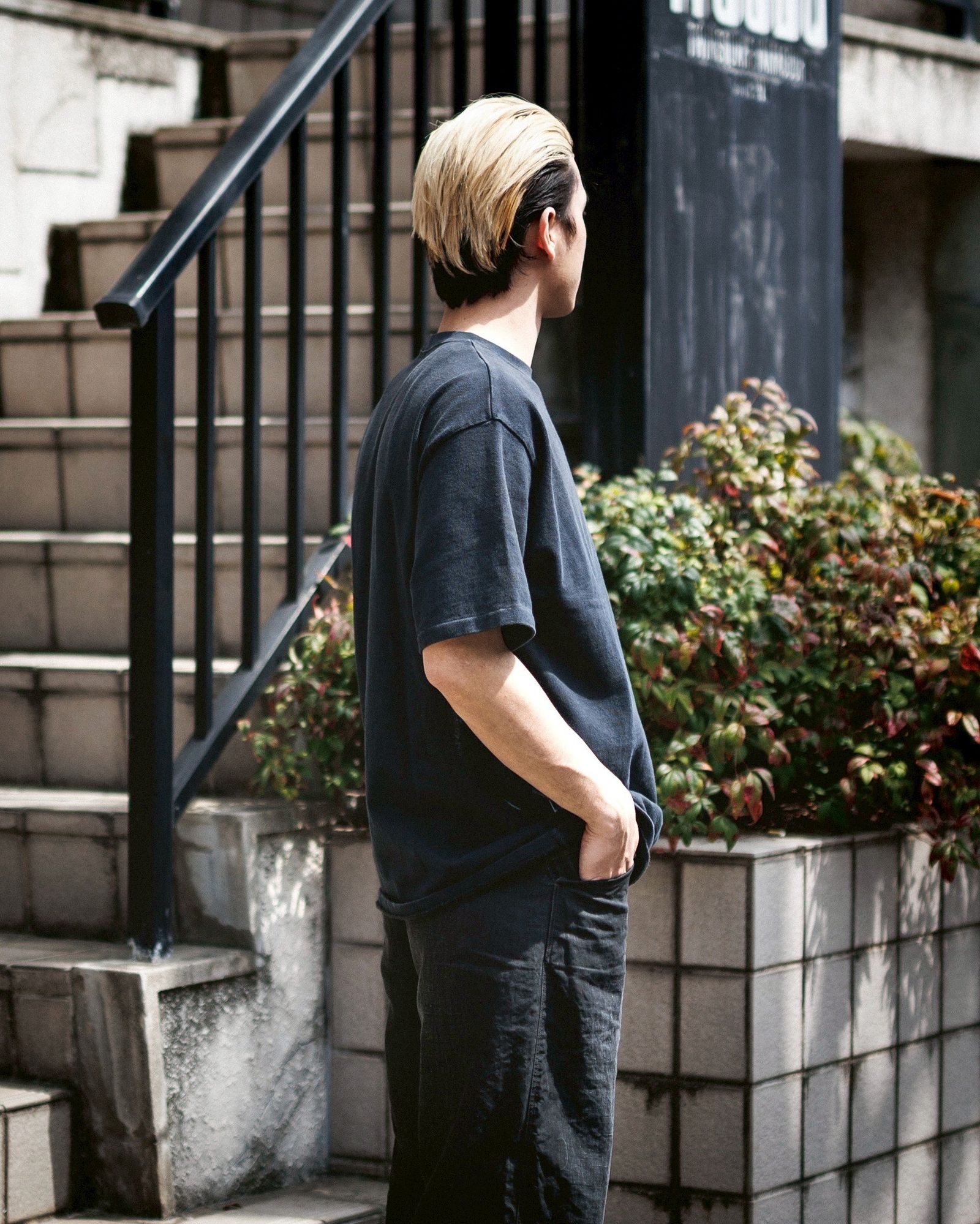 アプレッセ Vintage S/S T-shirt (25SAP-05-04K) BLACK