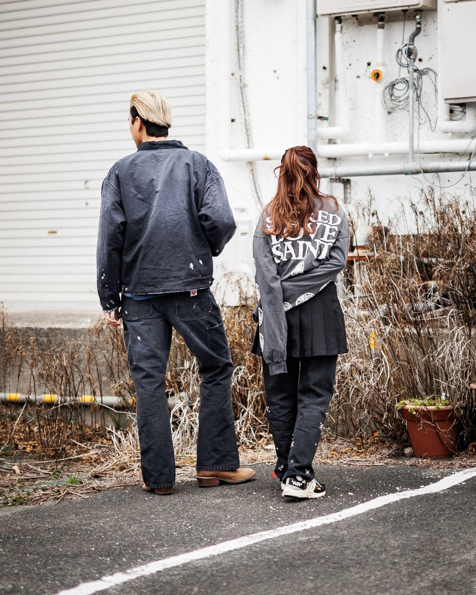 SAINT M×××××× - セントマイケル25SS DOUBLE KNEE PANTS (SM-HR8 SAINT M×××××× - セントマイケル25SS DOUBLE KNEE PANTS (SM-HR8