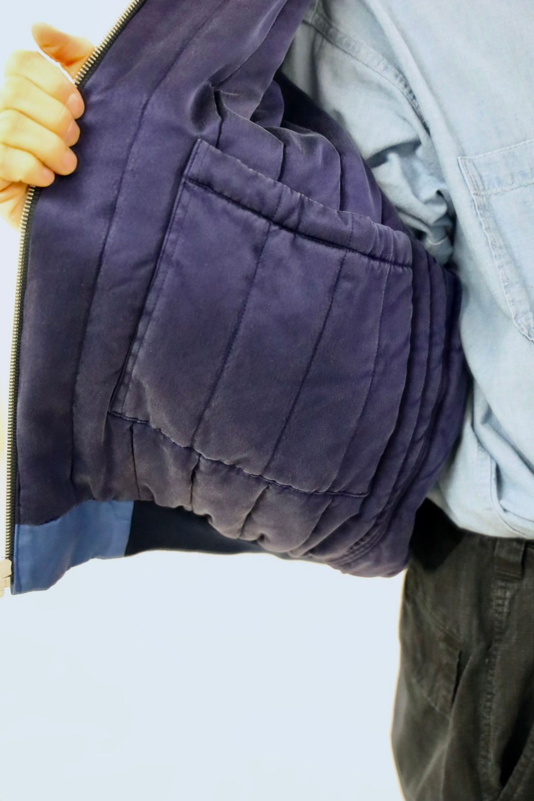 アプレッセ 2026 STYLE1 Vintage Silk Viscose Tour Jacket(26SAP-01-28)BLUE☆12月13日(土)発売！