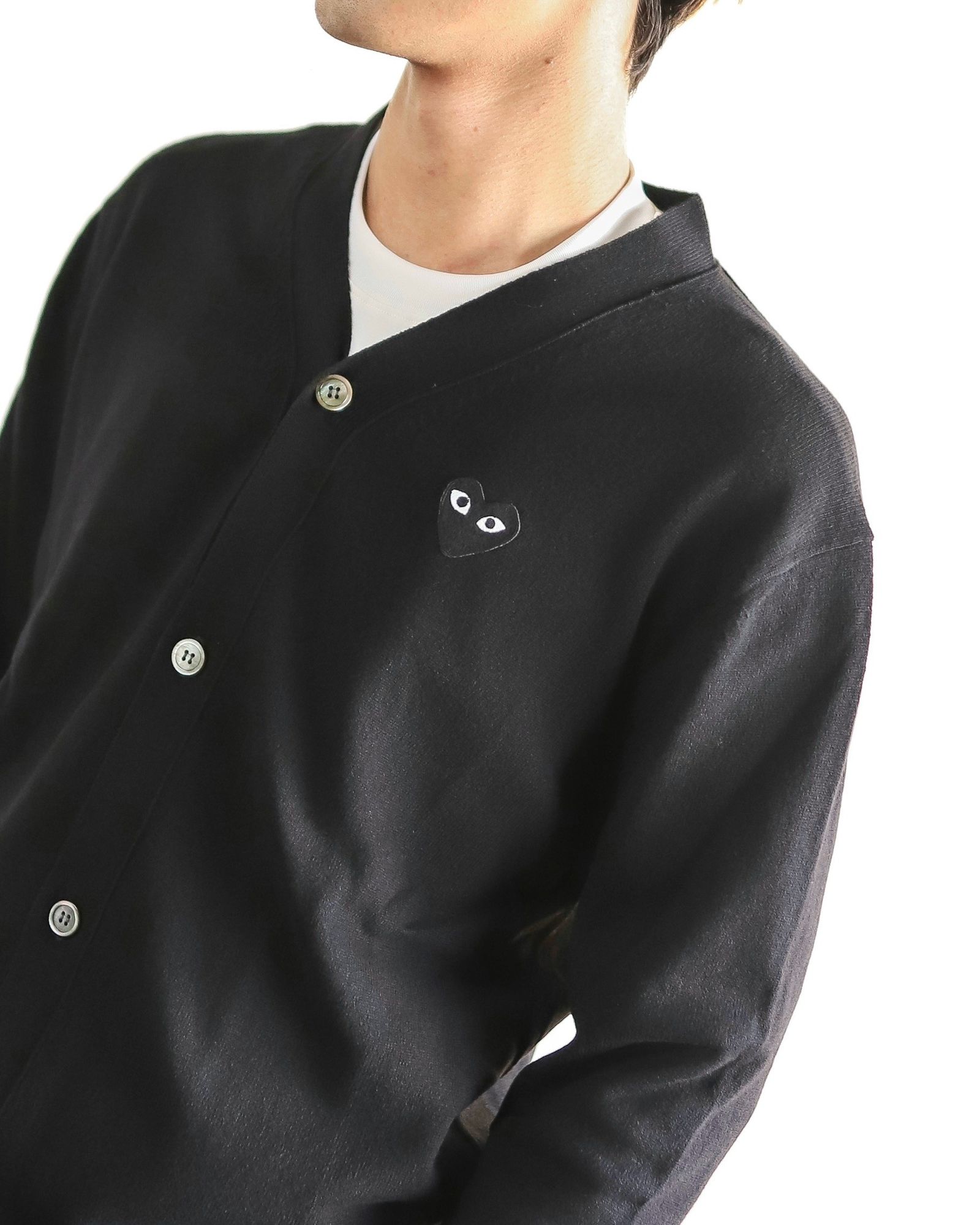 PLAY COMME des GARCONS V-NECK CARDIGAN  スタイル