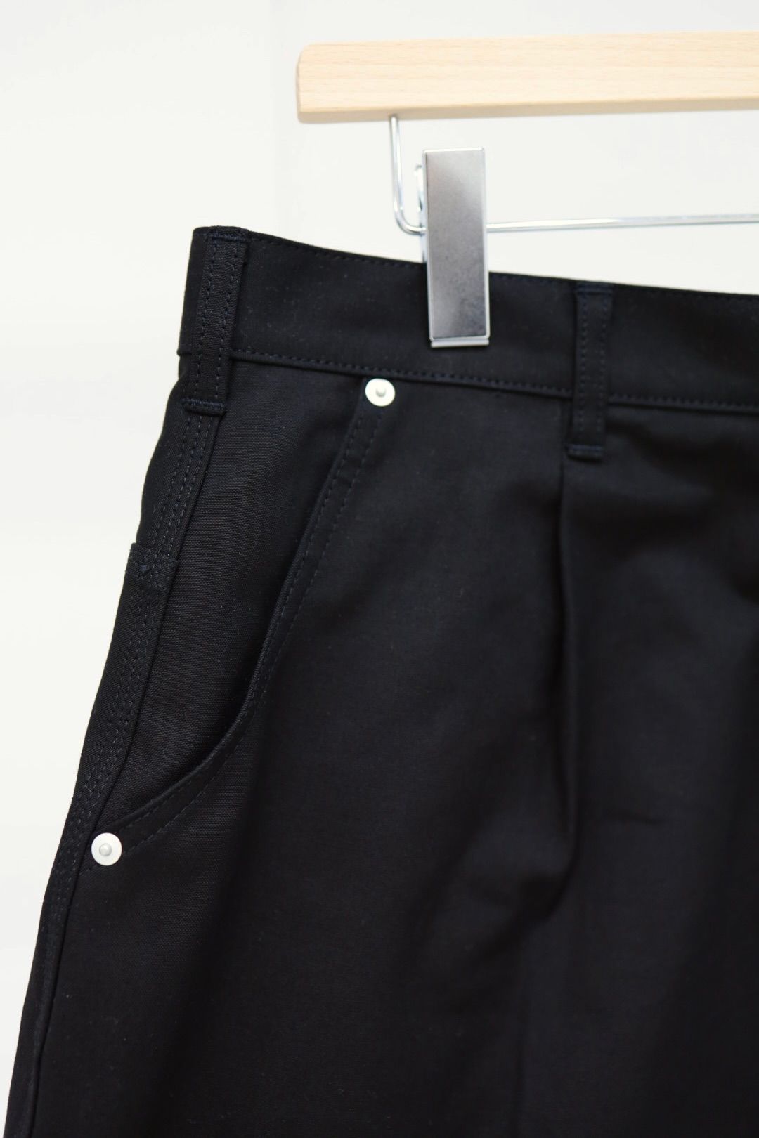 コムデギャルソンオム26SS 綿オックスショーツ(HQ-P028-051)BLACK☆4月3日(金)発売！