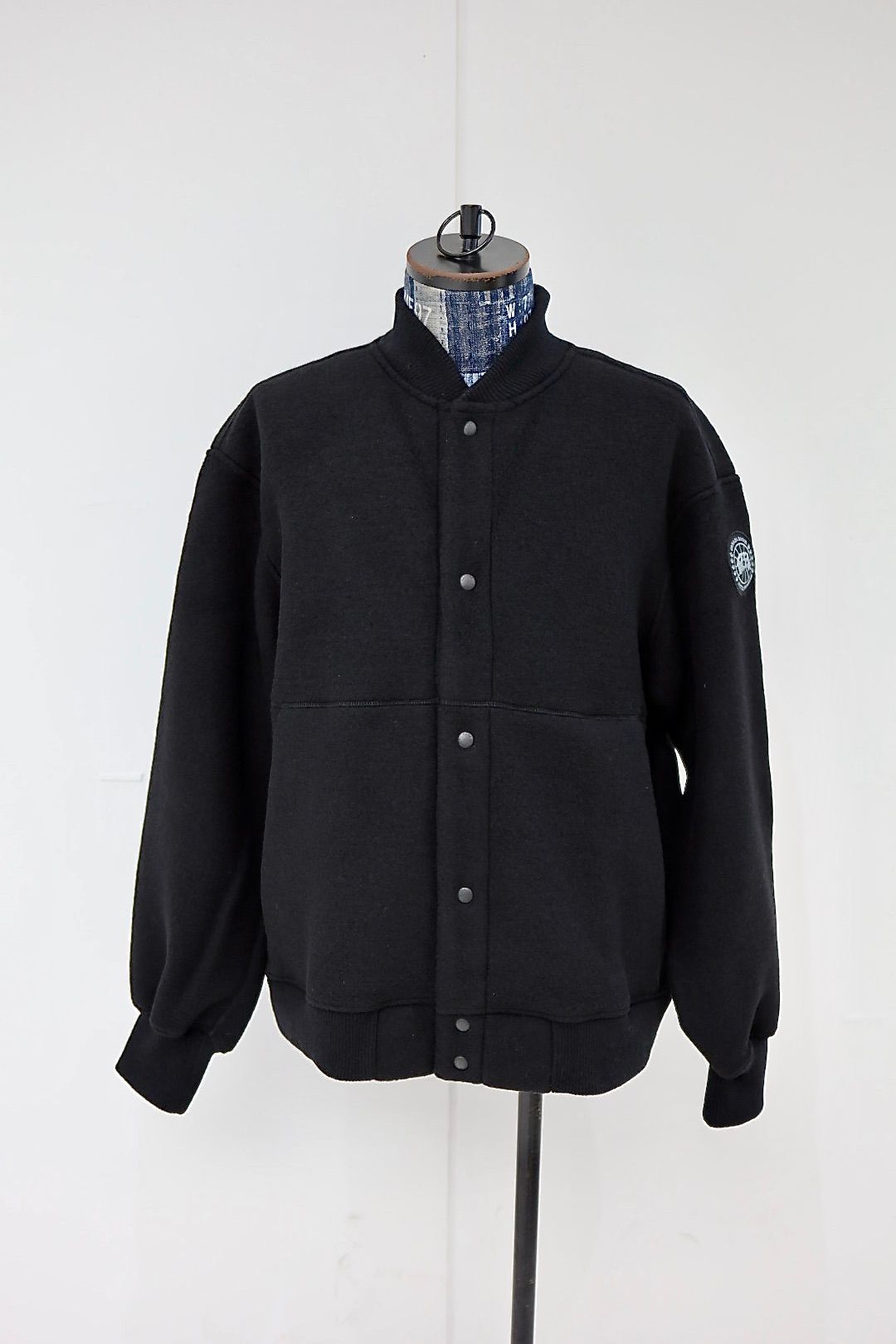 カナダグース Hudson Fleece Bomber Black Label(7221MB)Black☆新作発売！