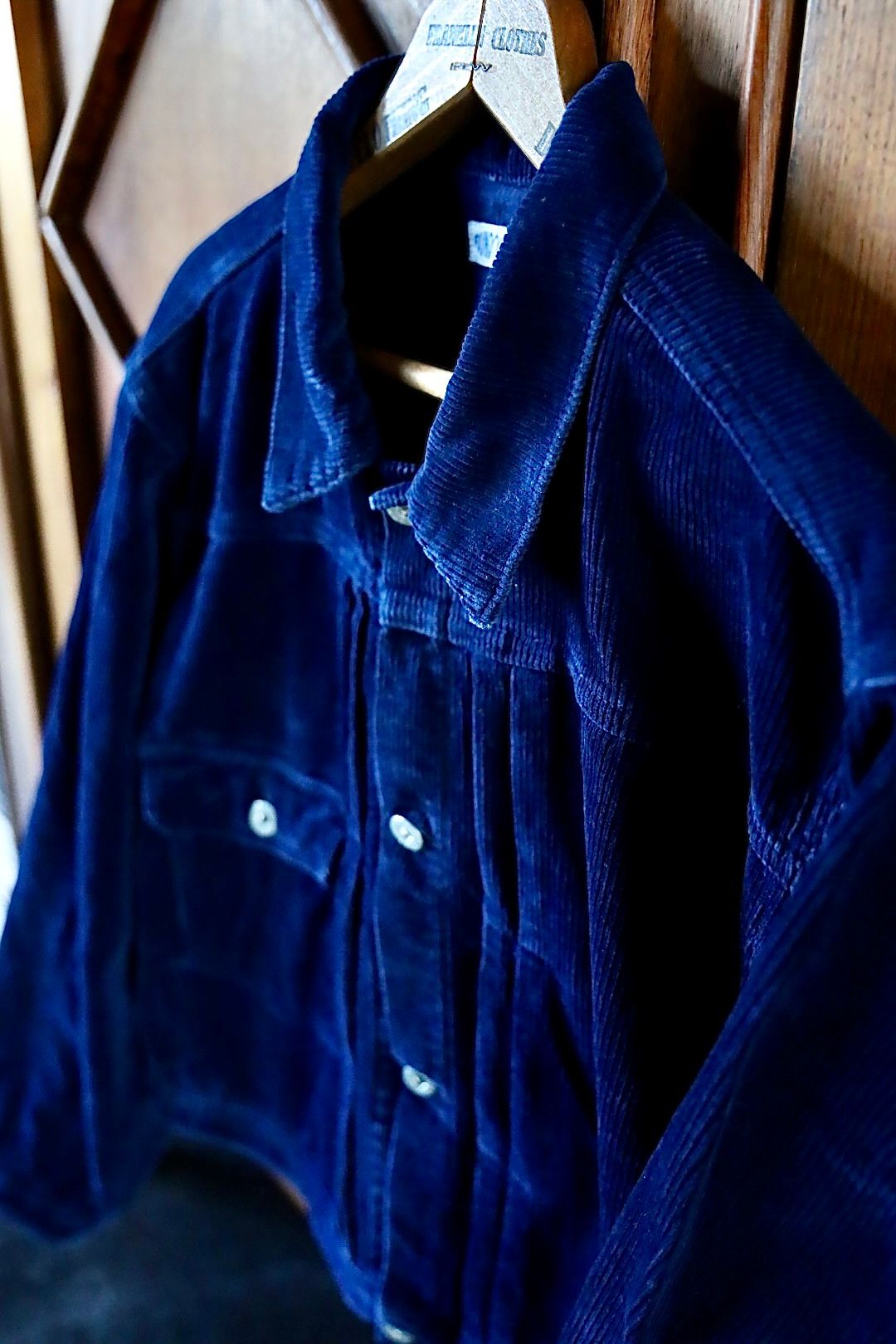 ファウンダ 25AW CORDUROY JACKET(015FD252019)INDIGO☆新作発売！