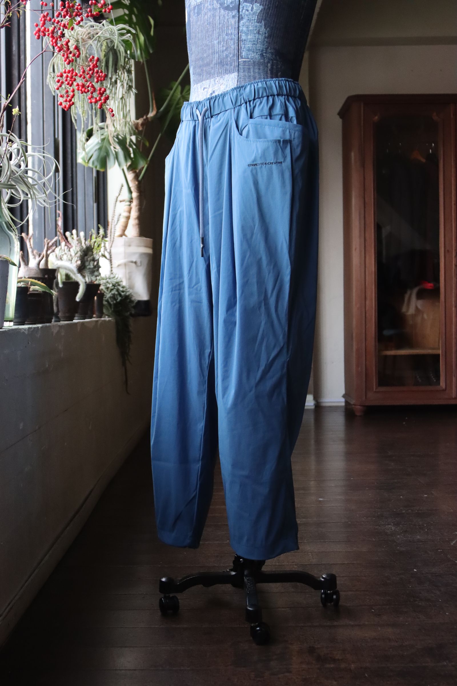 S.F.C 24SS エスエフシーWIDE TAPERED EASY PANTS(SFCSS24P02)Blue