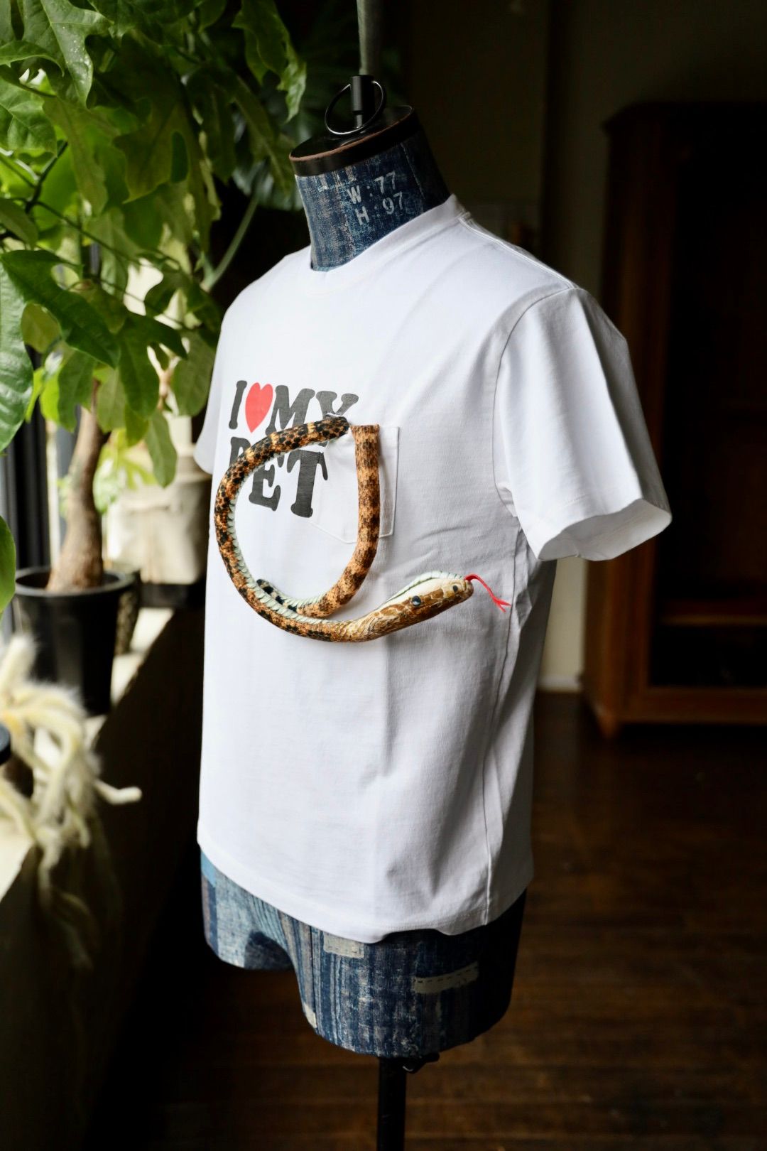 doublet 25AW  I LOVE MY PET T-SHIRT (25AW37CS399)WHITE