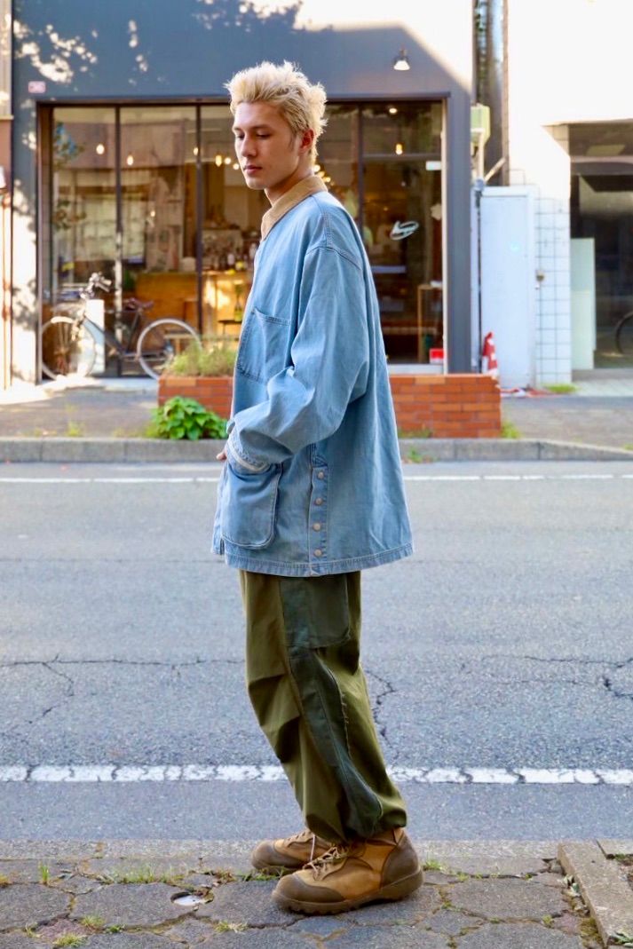 ヨーク 25FW VINTAGED DENIM COVERALL HALF COAT(YK25FW01067C)INDIGO☆9月6日(土)発売！