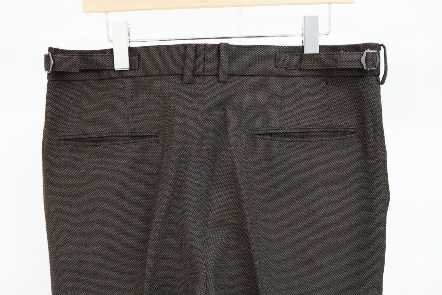 マーカ 26AW SINGLE PLEAT WIDE TROUSERS(M26C10PT02C)BROWN BIRD’S-EYE☆新作発売！