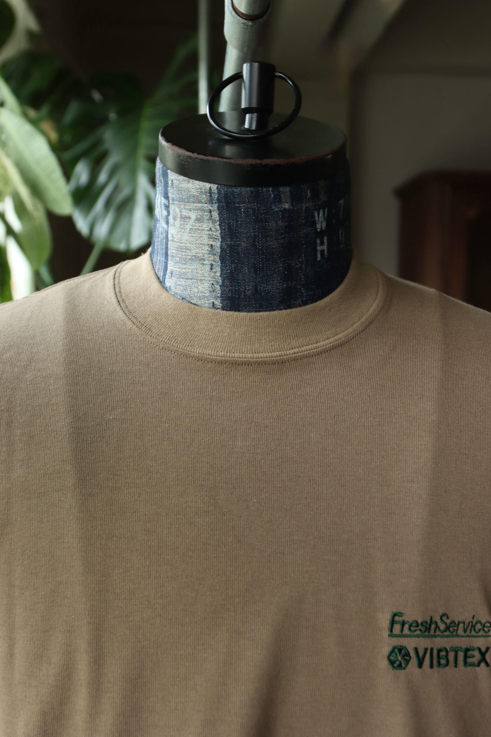 VIBTEX for FreshService S/S CREW NECK TEE(FSC252-70003)BEIGE☆再入荷しました！