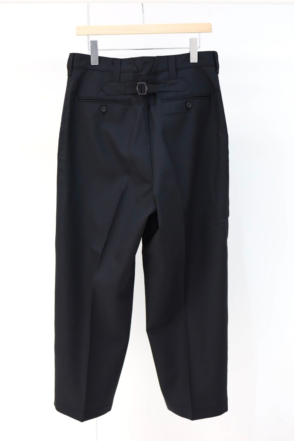 コムデギャルソンオム26SS ウールポプリンパンツ(HQ-P004-051)BLACK☆2月6日(金)発売！