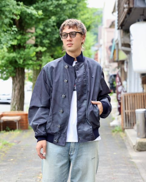 eYe JUNYA WATANABE MAN New Manual Wネーム ナイロンツイル転写プリントジャケット PICKUP STYLE