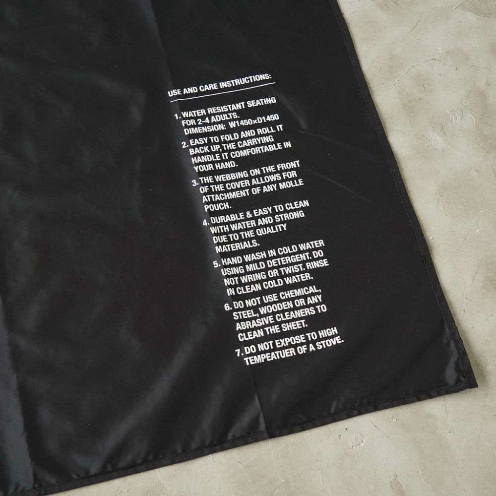 フレッシュサービス グラウンドシートGROUND SHEET(BLACK)☆6月22日(日)発売！