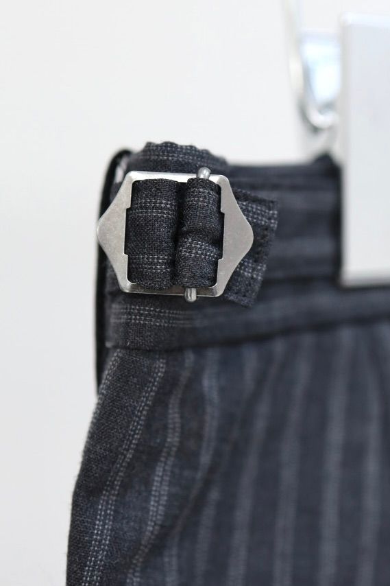 marka 26SS TWO TUCK BAGGY TROUSERS(M26A11PT02C)GRAY STRIPE☆新作発売！