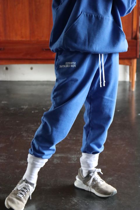 S.F.C RAGLAN HOODIE"BLUE"style.