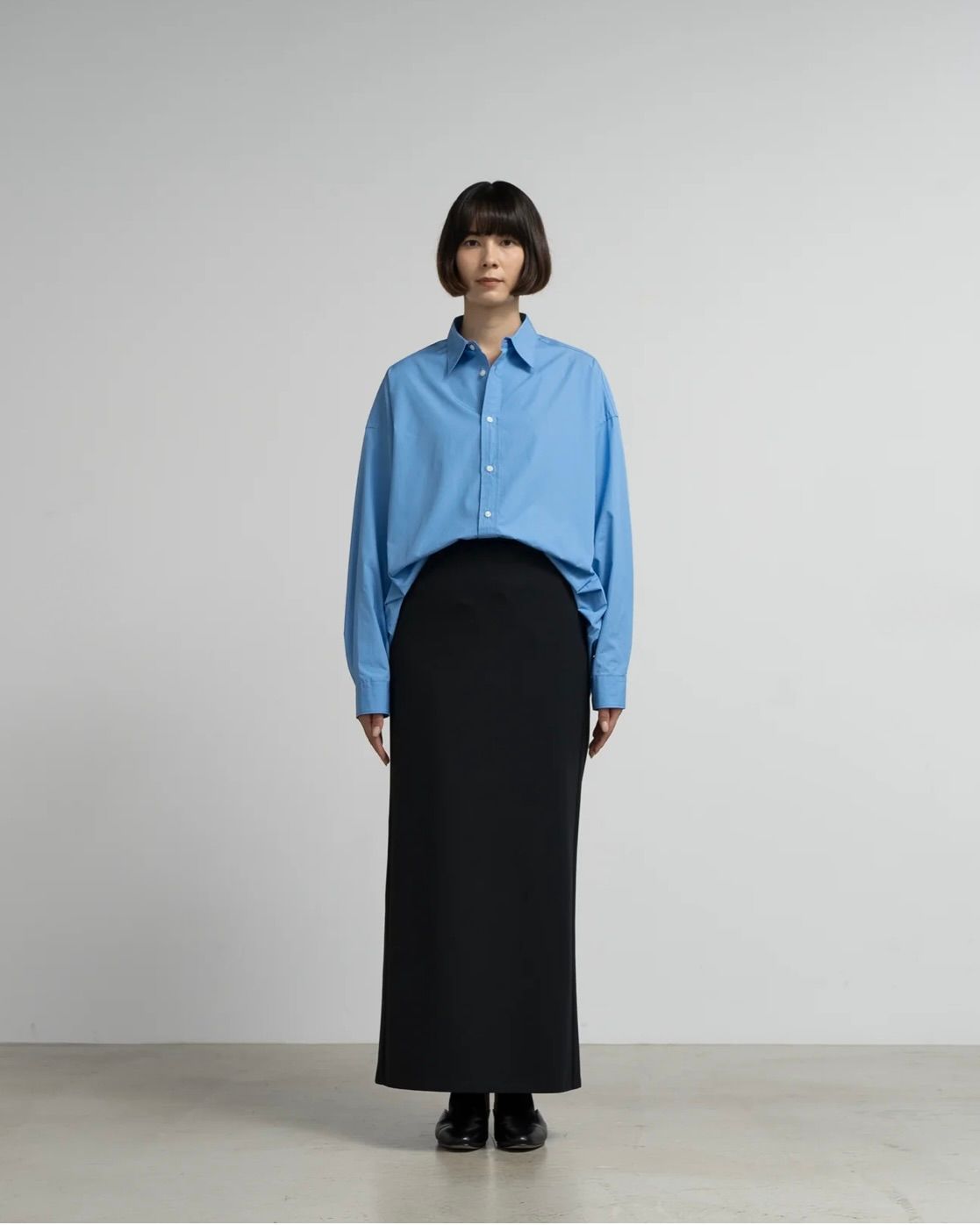 Graphpaper 26SS Women's Compact Ponte Easy Pencil Skirt(GL261-40045B)BLACK☆1月31日(土)発売！