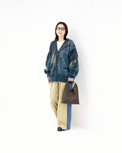 YOKE Abstract Jaquard Mohair Cardigan style 2025.12.27