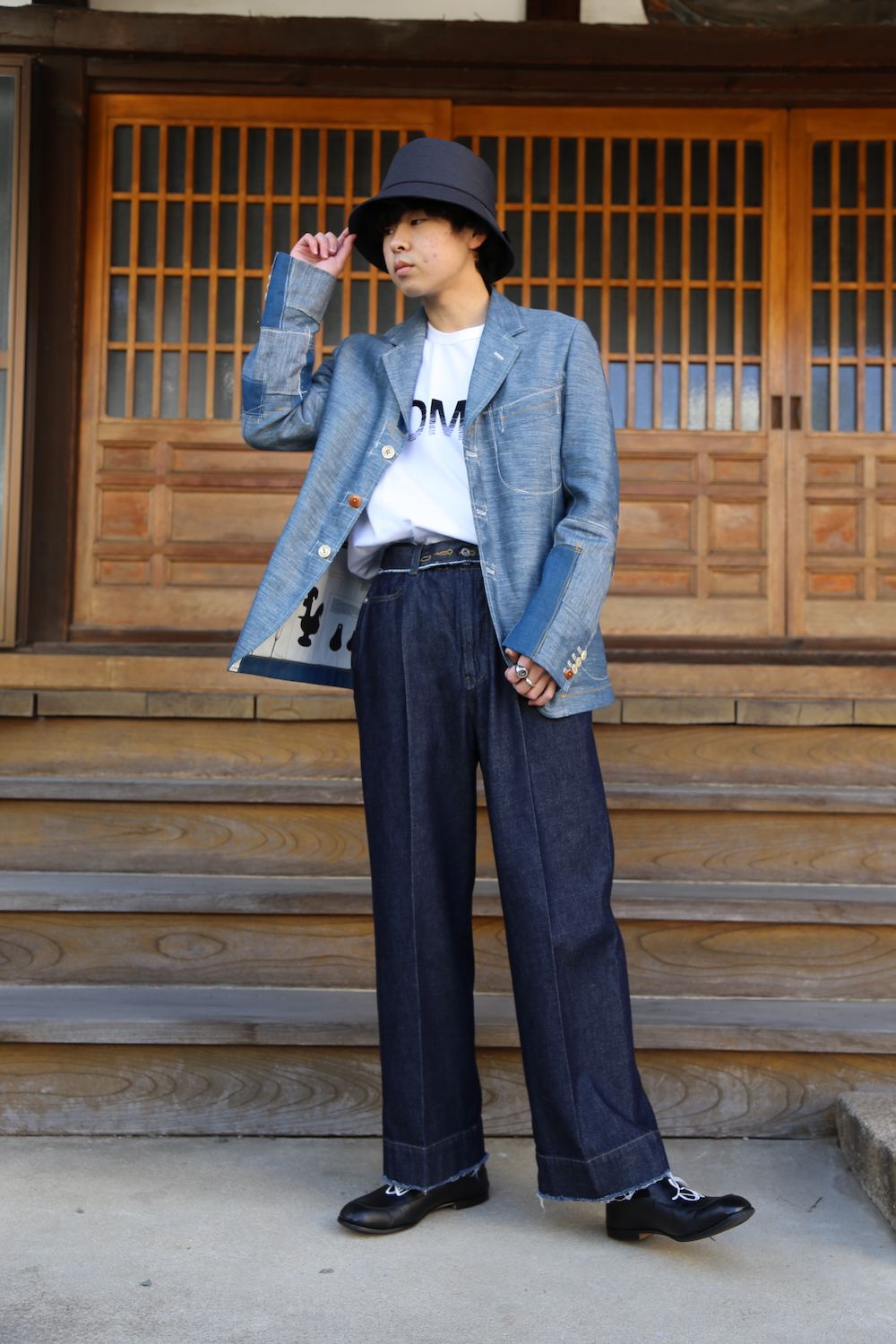 JUNYA WATANABE COMME des GARCONS MAN 綿リネンデニムジャケット(WG 