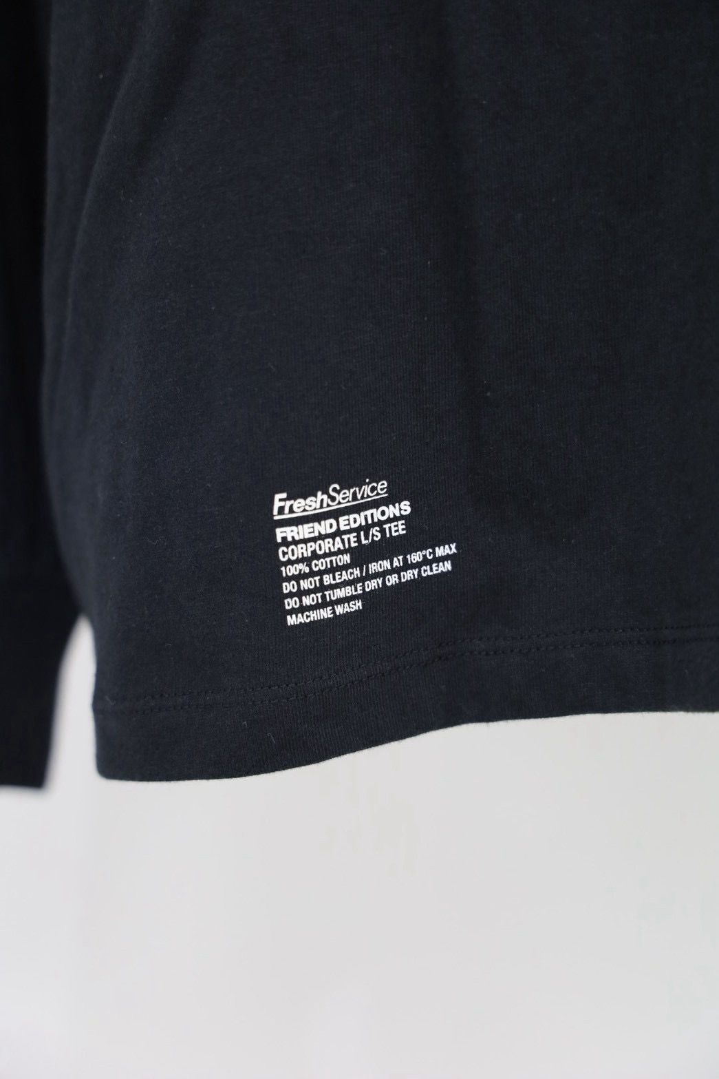 フレッシュサービス 26AW CORPORATE L/S TEE "FE MONOGRAM"(FSC263-70117FE)BLACK☆8月29日(土)新作発売！