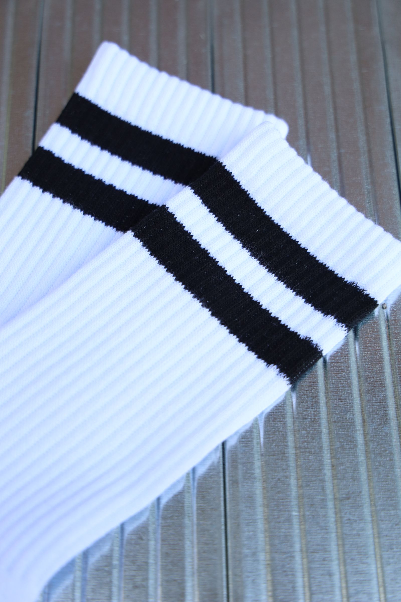 フレッシュサービスソックス 2-PACK LINE CREW SOCKS (BLACK)☆8月2日(土)再入荷！