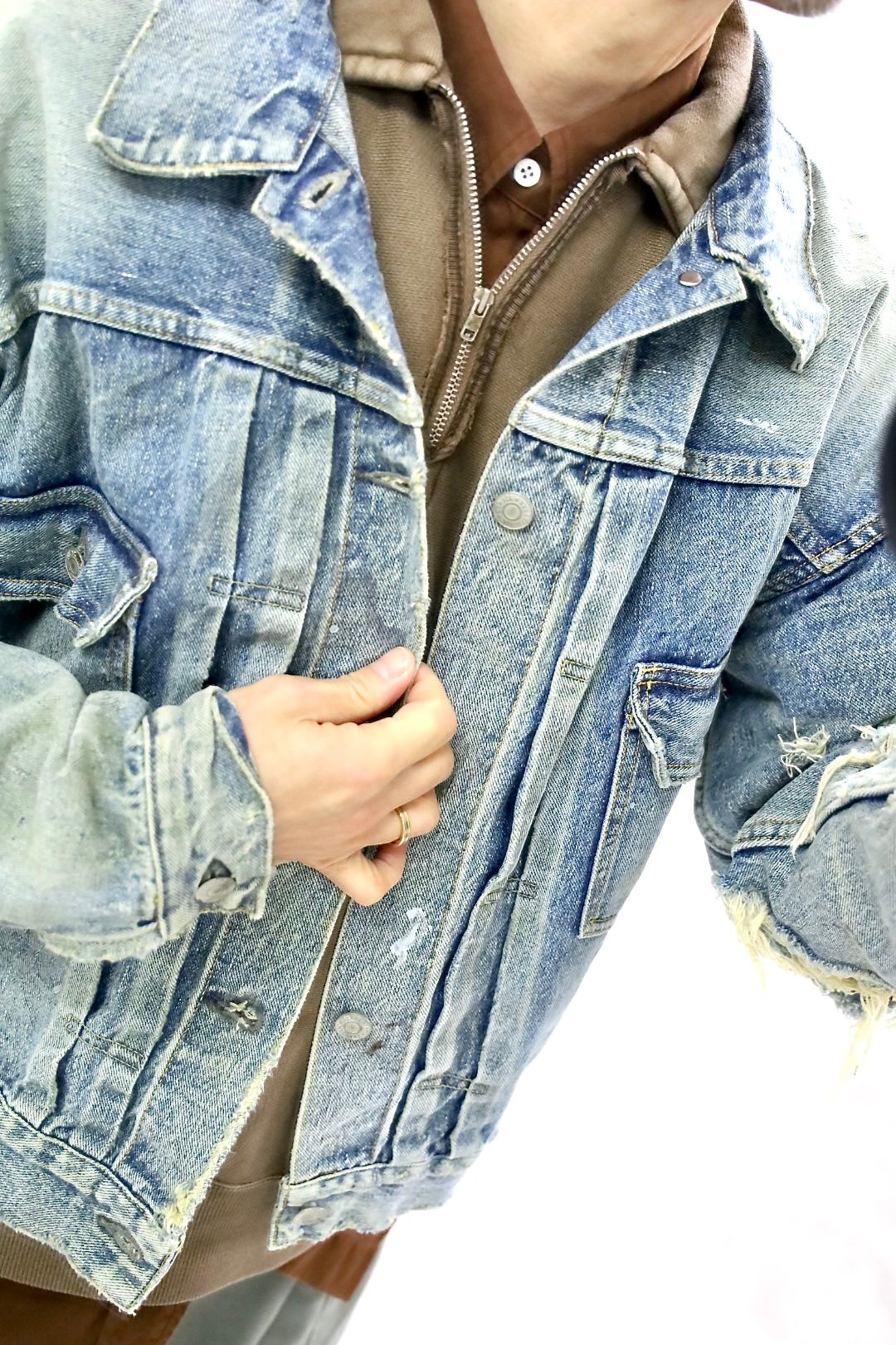 アプレッセ 2026 STYLE1 Vintage Half Zip Sweatshirt(26SAP-05-12)BROWN☆12月27日(土)発売！