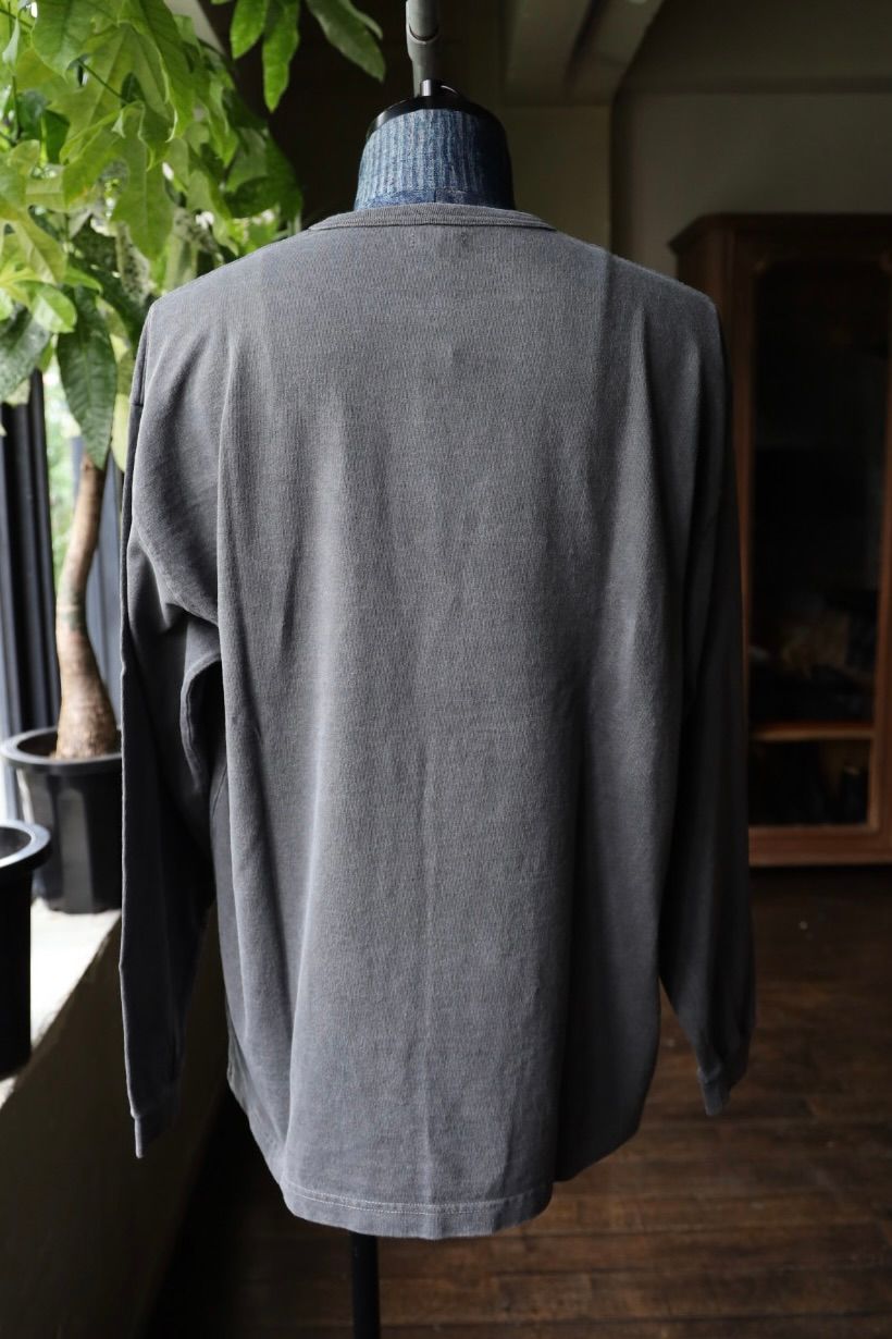 ファウンダ 25AW LONG SLEEVE FADE TEE SHIRT(015FD252013)BLACK⭐︎9月13日(土)新作発売！