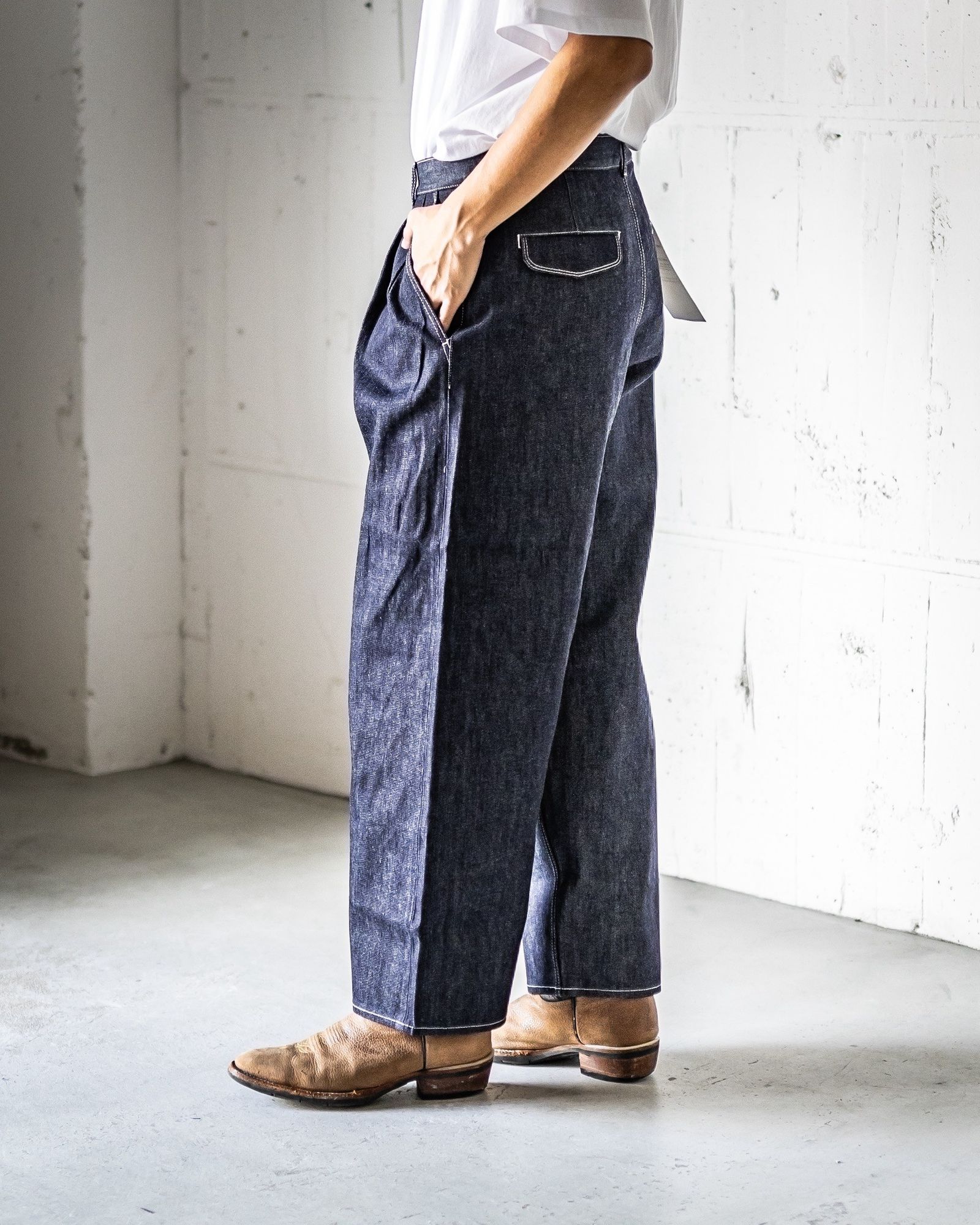 Graphpaper Selvage Denim Trucker Jacket (INDIGO_RIGID)☆7月25日(土)新作発売！