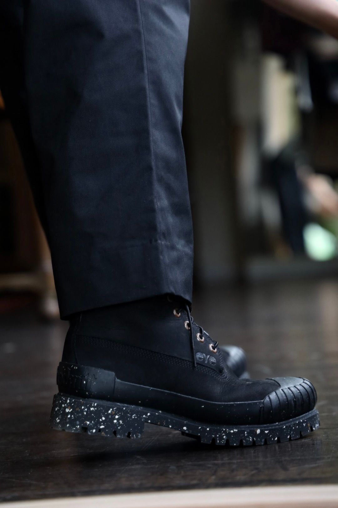 ファウンダ 25AW TWILL PANTS(015FD252006)BLACK