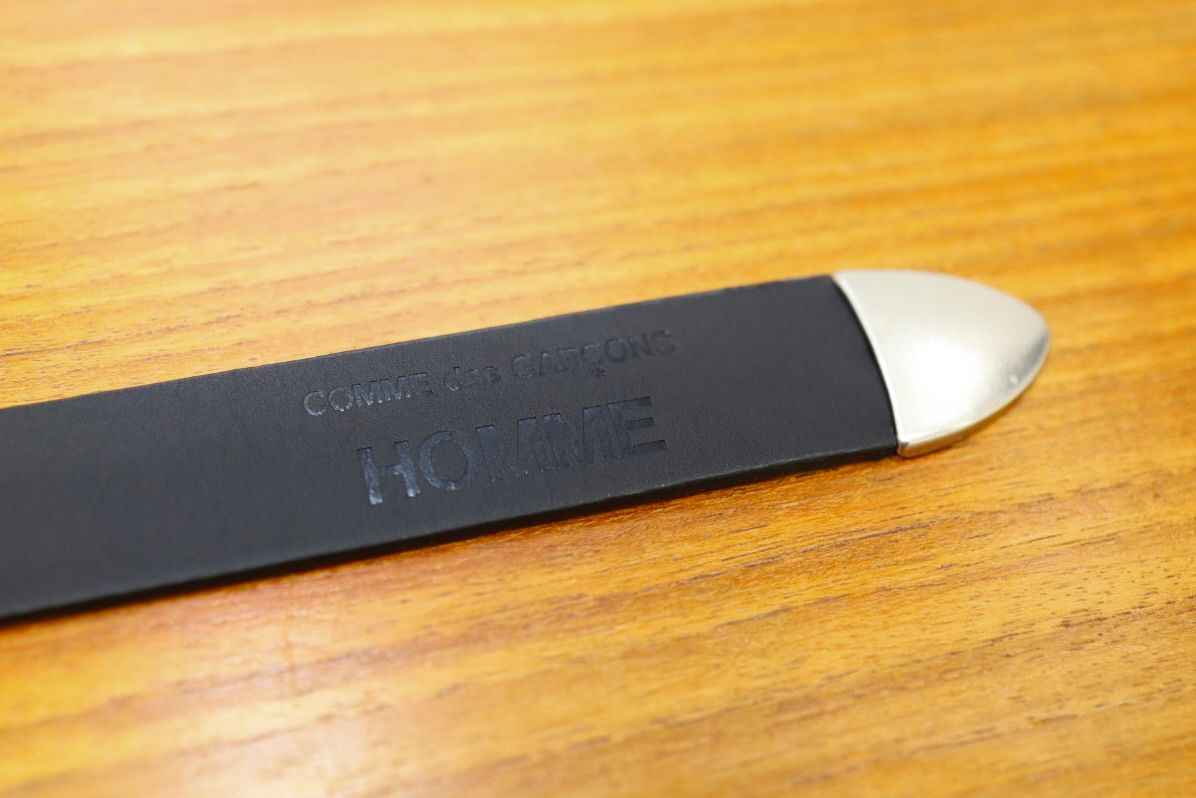 コムデギャルソンオム ステアオイルスムースベルト(HQ-K301-051)BLACK☆2月6日(金)発売！